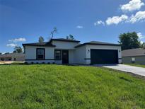 Charming single-story home boasts a well-manicured lawn and a two-car garage at 2336 Sw 168Th Loop, Ocala, FL 34473