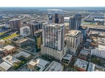 Stunning aerial view of a high-rise condominium in the heart of the city at 155 S Court Ave # 1909, Orlando, FL 32801