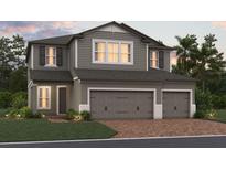 Charming two-story home featuring a two-car garage, landscaped yard and neutral color palette at 2649 Great Heron Ave, St Cloud, FL 34773