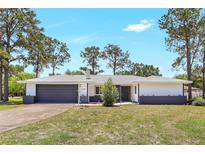 Charming single-story home featuring a gray roof, stylish two-tone paint, and a well-maintained front yard at 6700 Tamarind Cir, Orlando, FL 32819