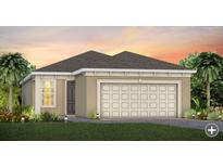 Charming single-story home with a well-manicured lawn, neutral color palette, and a two-car garage at 2333 Daisy Tree Rd, St Cloud, FL 34771