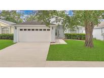 Charming single-story home featuring a well-maintained lawn and a spacious two-car garage at 10984 Pinewood Cove Ln, Orlando, FL 32817
