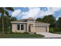 Charming single-story home with a well-manicured lawn, two car garage, and welcoming curb appeal at 4700 Golden Knight Blvd, Kissimmee, FL 34746