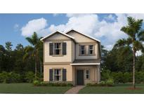 Charming two-story home with a landscaped yard and craftsman-style architecture at 2883 Transformation Way, Clermont, FL 34714