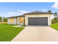 Charming single-story home featuring a spacious two-car garage and well-manicured lawn at 17315 Sw 26Th Terrace Rd, Ocala, FL 34473