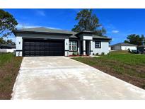 Charming single Gathering home with a driveway, a two-car garage, and manicured landscaping at 15062 Sw 43Rd Avenue Rd, Ocala, FL 34473