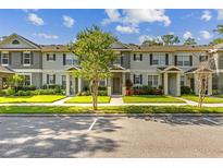 Charming townhomes feature well-maintained landscaping and inviting curb appeal in a desirable neighborhood at 12449 Cruxbury Dr, Windermere, FL 34786