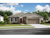 Charming one-story home featuring a craftsman-style facade and attached two car garage at 8018 Sw Hwy 484, Ocala, FL 34473