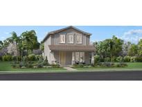 Charming two-story home features a covered front porch, landscaped yard, and classic architectural details at 2551 Long Pine Ave, Apopka, FL 32712