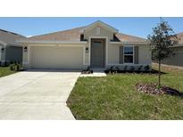 Charming single-story home with a well-maintained lawn, a two-car garage, and beautiful curb appeal at 2154 Nw 23Rd Loop, Ocala, FL 34475
