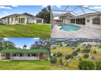 Property overview showcasing the home, pool, and expansive acreage at 2883 Sw 66Th St, Ocala, FL 34476