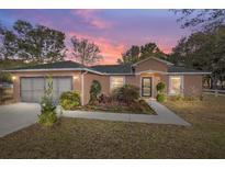 Charming one-story home with a two-car garage and landscaped yard at 13775 Sw 115Th Pl, Dunnellon, FL 34432