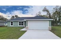 Charming single-story home with a well-manicured lawn and a two-car garage, perfect for Gathering living at 17672 Sw 112Th Ln, Dunnellon, FL 34432
