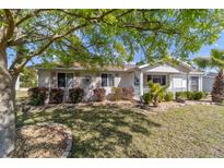 Charming home featuring a landscaped front yard with vibrant plants and mature trees, giving it great curb appeal at 11475 Sw 85Th Ave, Ocala, FL 34481