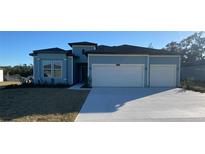 Charming single-Gathering home with a two-car garage, well-maintained lawn, and manicured landscaping at 19444 Sw 78Th Pl, Dunnellon, FL 34432