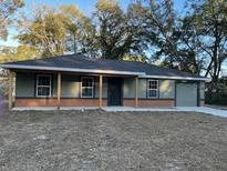Charming single-story home with a well-maintained lawn and a classic architectural design at 2983 Se 145Th Pl, Summerfield, FL 34491