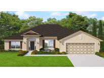Charming single-story home with a well-manicured lawn and attached two-car garage at 71 Nw 42Nd Pl, Ocala, FL 34475