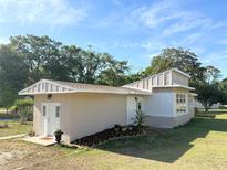 Charming single-story home with unique architectural details and freshly landscaped flower beds at 910 Ne 11Th Ave, Ocala, FL 34470