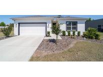 Charming single-story home featuring a well-manicured front yard, a two-car garage, and a contemporary design at 13423 Sw 48Th Ave, Ocala, FL 34473