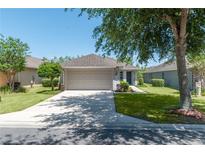 Charming single-story home with a well-maintained lawn and a two-car garage at 7249 Sw 93Rd Ave, Ocala, FL 34481