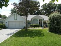 Charming single-story home with a well-manicured lawn and mature trees at 8765 Sw 190Th Cir, Dunnellon, FL 34432