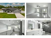 Charming single-story home with a well-manicured lawn and attached two-car garage at 12180 Se 89Th Ter, Belleview, FL 34420