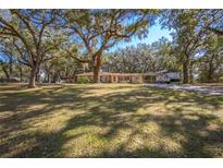 Charming home surrounded by mature trees and a spacious front yard, offering a serene setting at 3299 County Road 521, Wildwood, FL 34785