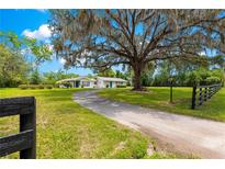 Sprawling single-story home with a circular drive and a beautiful mature shade tree at 2475 Sw 7Th Ave, Ocala, FL 34471