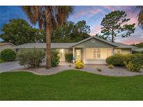 Charming single-story home with well-manicured lawn, mature landscaping, and inviting curb appeal at 10806 Sw 86Th Ave, Ocala, FL 34481