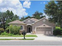 Charming single-story home with neutral stucco, arched entryway, two-car garage, and well-maintained landscaping at 3803 Se 6Th Ave, Ocala, FL 34480