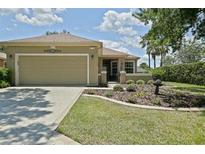 Charming single-story home featuring a well-manicured lawn and an attached two-car garage at 13170 Se 92Nd Court Rd, Summerfield, FL 34491