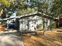 Charming single-story home featuring mature trees, side carport, and a classic design at 626 N Nashua Ave, Fort Meade, FL 33841