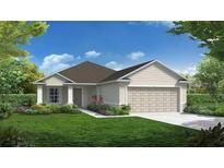 Charming single-story home featuring a two-car garage and a beautifully landscaped front yard at 2173 Lincoln Ln, Bartow, FL 33830