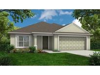 Charming one-story home featuring a two-car garage, well-manicured lawn, and a welcoming front entrance at 3708 Dixi Trl, Bartow, FL 33830