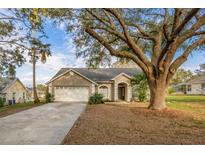 Charming single-story home with a two-car garage and mature landscaping at 336 California Blvd, Davenport, FL 33897