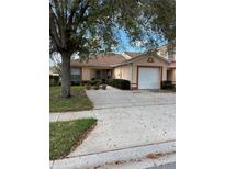 Charming single-story home featuring a one-car garage and a well-maintained front yard at 3449 Village Green Ct, St Cloud, FL 34772