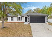 Charming single-story home featuring a well-maintained lawn and a two-car garage at 429 Lark Ct, Poinciana, FL 34759