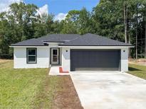 Charming single-Gathering home with a two-car garage, lush lawn, and a sleek, modern design at 1706 3Rd Ave, Deland, FL 32724