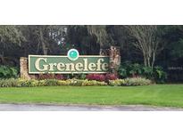 Entrance sign for the community of Grenelefe at 12 Robyn Ln, Haines City, FL 33844