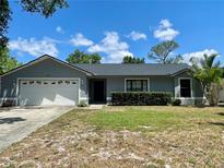Charming single-story home with a well-maintained lawn and a two-car garage, perfect for suburban living at 1561 Cypress Woods Cir, St Cloud, FL 34772