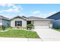 Charming single-story home featuring a well-manicured lawn and a two-car garage at 1139 Seedorf Dr, Winter Haven, FL 33881