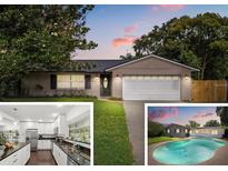 Charming single-story home with a well-manicured lawn and attached two-car garage at 736 Forest Glen Ct, Maitland, FL 32751