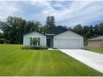 Charming single-story home featuring manicured lawn and a two-car garage in a quiet suburban neighborhood at 4270 Sw 143Rd Lane Rd, Ocala, FL 34473