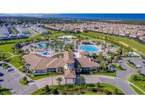 Resort-style community pool with expansive sundeck at 9151 Wedge Dr, Davenport, FL 33896