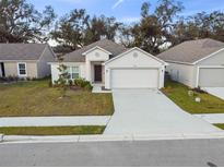 Single-story house with attached garage and front yard at 1976 Thompson Preserve Blvd, Bartow, FL 33830