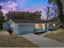 Charming single-story home featuring a well-maintained yard, brick facade, and inviting walkway leading to the front door at 501 15Th Ne Ct, Winter Haven, FL 33881