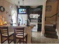 Bright kitchen with granite countertops, stainless steel appliances, and modern cabinetry at 2605 Gala S Rd, Kissimmee, FL 34746