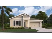 Charming single-story home with manicured lawn, attached garage, and well-maintained landscaping at 4723 Golden Knight Blvd, Kissimmee, FL 34746