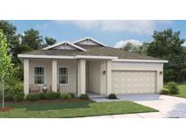 Charming single-story home featuring a two car garage, neutral paint, and a well manicured lawn at 5724 Haystack Drive, St Cloud, FL 34771