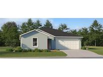 Charming one-story home with attached garage, landscaped yard, and inviting curb appeal at 2160 Albatross Nest Dr, Bartow, FL 33830